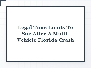 Understanding Florida's Statute of Limitations for Multi-Vehicle Crash Claims
