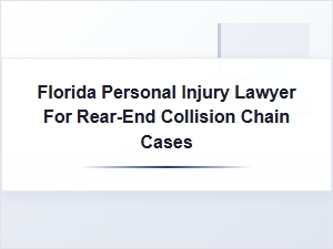 Determining Fault in Florida Multi-Car Chain Accidents
